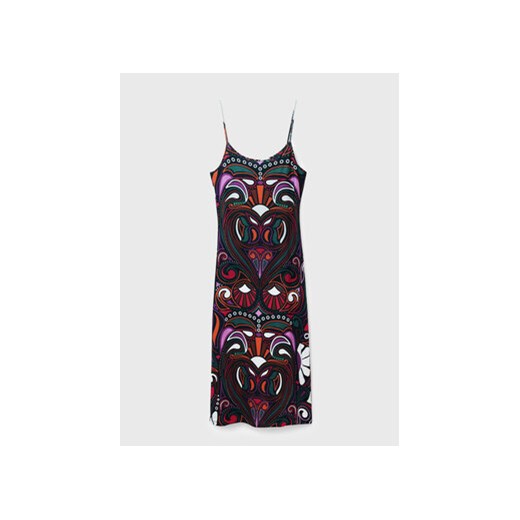 Desigual Sukienka codzienna Marca 22WWVK23 Kolorowy Slim Fit Desigual M MODIVO
