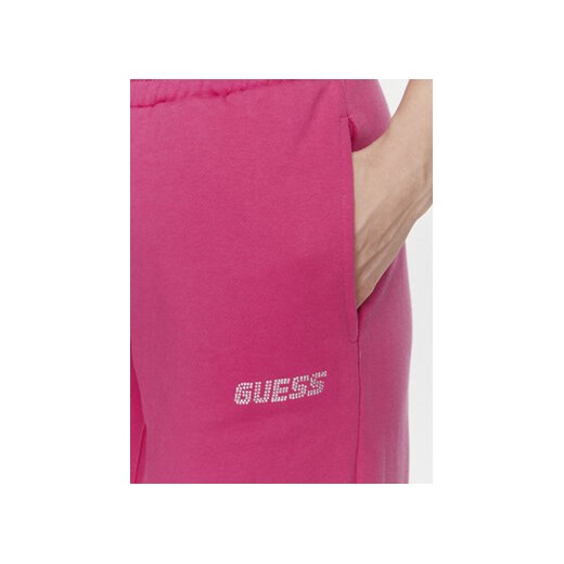 Guess Spodnie dresowe Eleanora V4RB10 KC5O0 Różowy Regular Fit Guess L MODIVO