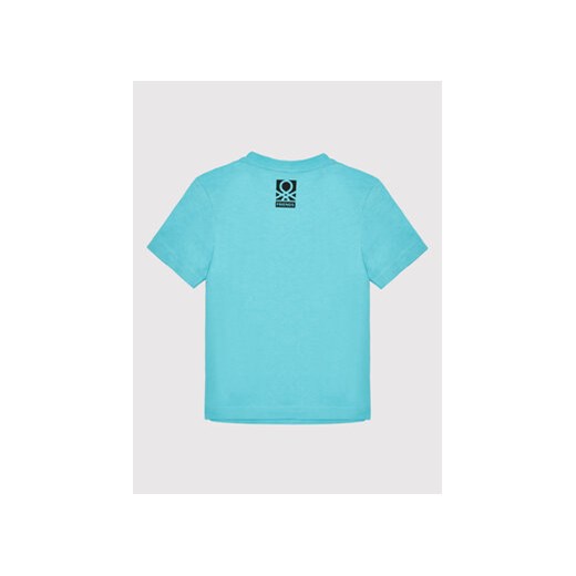 United Colors Of Benetton T-Shirt 3096C1059 Niebieski Regular Fit United Colors Of Benetton 120 MODIVO