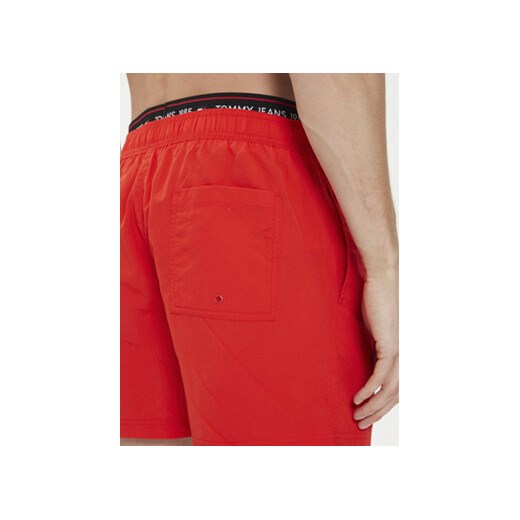 Tommy Hilfiger Szorty kąpielowe UM0UM03141 Czerwony Regular Fit Tommy Hilfiger S MODIVO