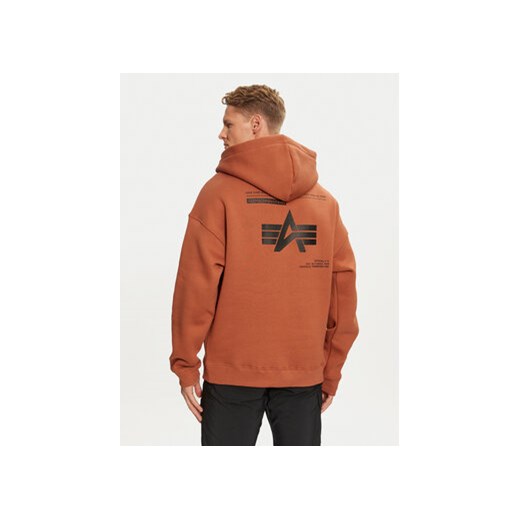 Alpha Industries Bluza 146336 Brązowy Regular Fit Alpha Industries XXL MODIVO