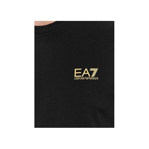 EA7 Emporio Armani T-Shirt 8NPT18 PJ02Z 0208 Czarny Regular Fit 3XL MODIVO