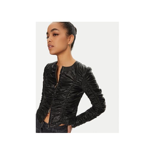PINKO Kurtka skórzana Giasone 102993 A1KC Czarny Regular Fit Pinko S MODIVO