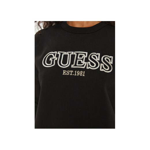 Guess Bluza V4BQ03 KCHX0 Czarny Regular Fit Guess XXS MODIVO