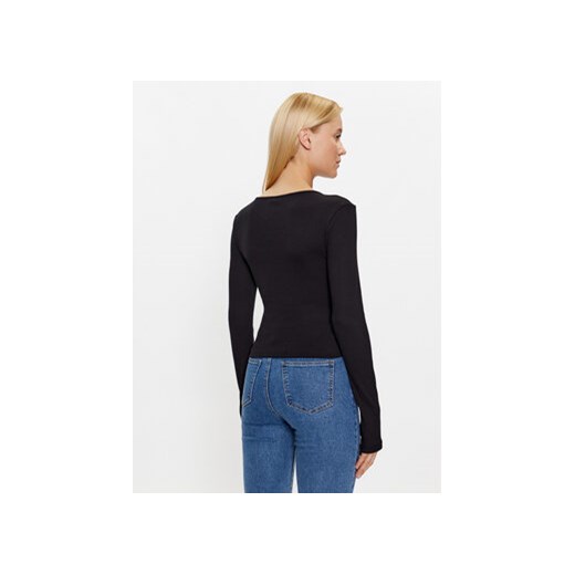 Noisy May Bluzka Maya 27026248 Czarny Slim Fit Noisy May M MODIVO