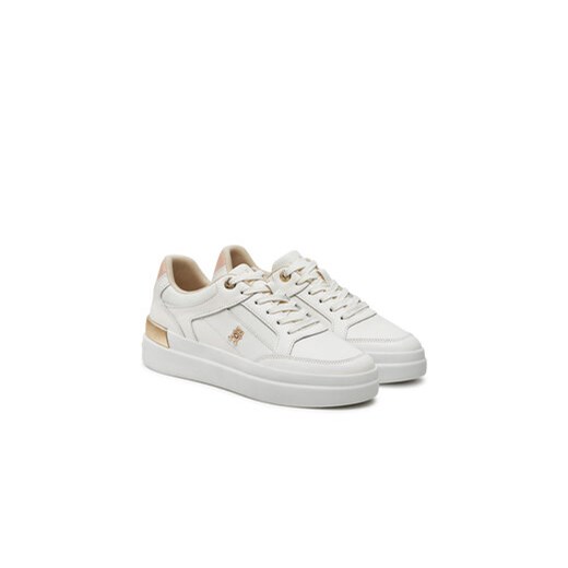 Tommy Hilfiger Sneakersy Lux Hardware Court Sneaker FW0FW07997 Écru Tommy Hilfiger 40 MODIVO