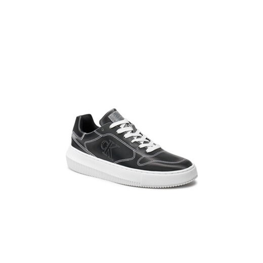 Calvin Klein Jeans Sneakersy Chunky Cupsole Low Lace Mg Dc YW0YW01429 Srebrny 41 MODIVO