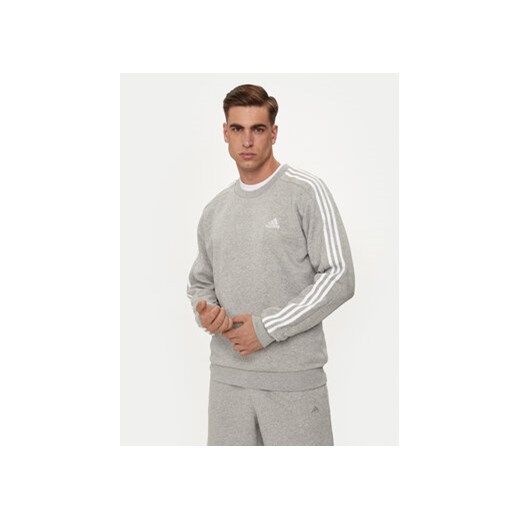 adidas Bluza Essentials IJ6470 Szary Regular Fit XXL MODIVO