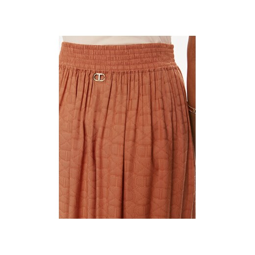 TWINSET Spódnica midi 241TT2243 Pomarańczowy Loose Fit Twinset 44 MODIVO