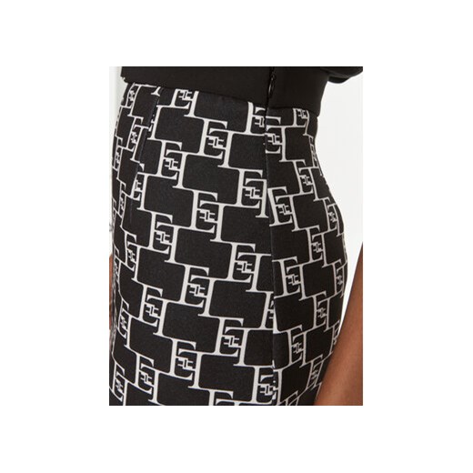 Elisabetta Franchi Spódnica mini GO-S03-41E2-V250 Czarny Regular Fit Elisabetta Franchi 46 MODIVO