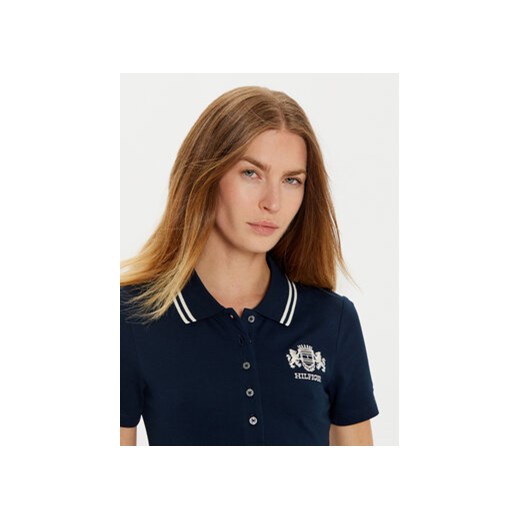 Tommy Hilfiger Sukienka codzienna Varsity WW0WW43841 Granatowy Slim Fit Tommy Hilfiger XXS MODIVO