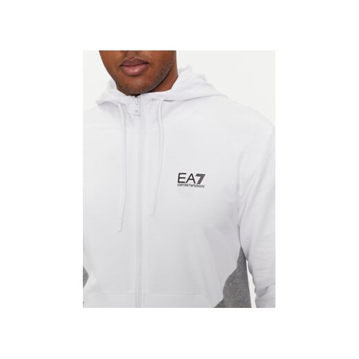 EA7 Emporio Armani Dres 3DPV52 PJ05Z 21BD Biały Regular Fit S MODIVO