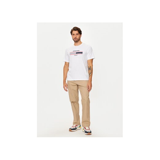 Jack&Jones T-Shirt South 12256784 Biały Standard Fit XL MODIVO
