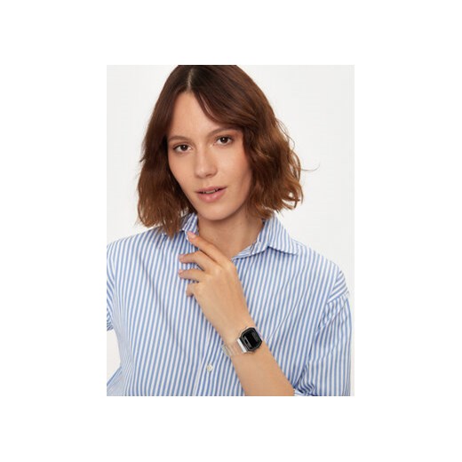 Casio Zegarek Vintage Digital A168XES-1BEF Biały Casio uniwersalny MODIVO