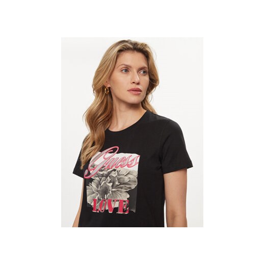 Guess T-Shirt Collage W4GI17 I3Z14 Czarny Regular Fit Guess XS MODIVO
