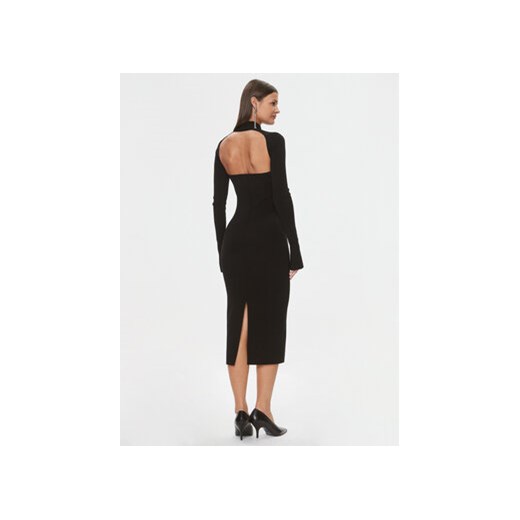 Patrizia Pepe Sukienka dzianinowa 2A2612/K002-K103 Czarny Slim Fit Patrizia Pepe I MODIVO