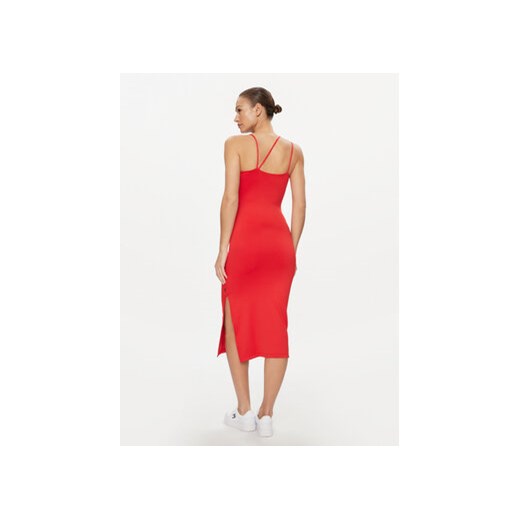 Tommy Jeans Sukienka letnia Bodycon DW0DW17425 Czerwony Slim Fit Tommy Jeans XS MODIVO
