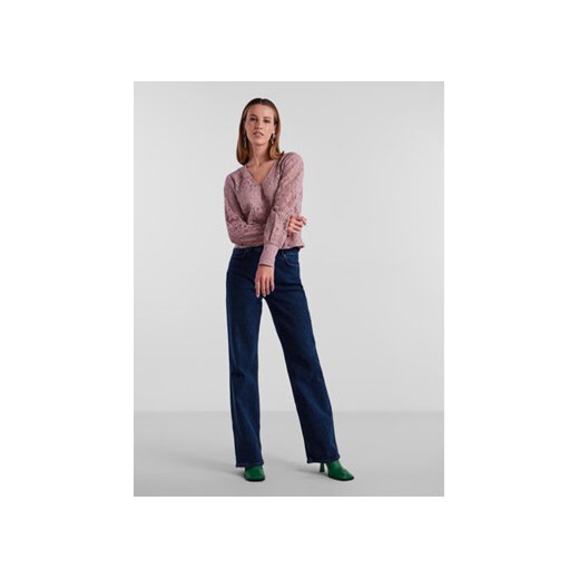 Pieces Bluzka 17135411 Różowy Regular Fit Pieces L MODIVO
