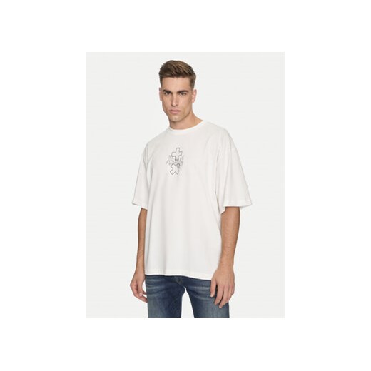 Replay T-Shirt MMG350.000.23454 Biały Oversize ze sklepu MODIVO w kategorii T-shirty męskie - zdjęcie 177162529