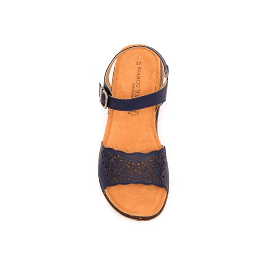 Sandały Marco Tozzi 28501-24 navy aligoo pomaranczowy skóra
