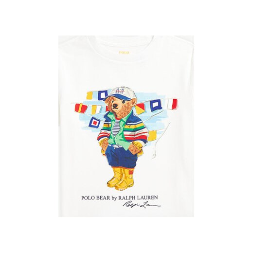Polo Ralph Lauren T-Shirt 322958332001 Biały Regular Fit Polo Ralph Lauren 3Y MODIVO