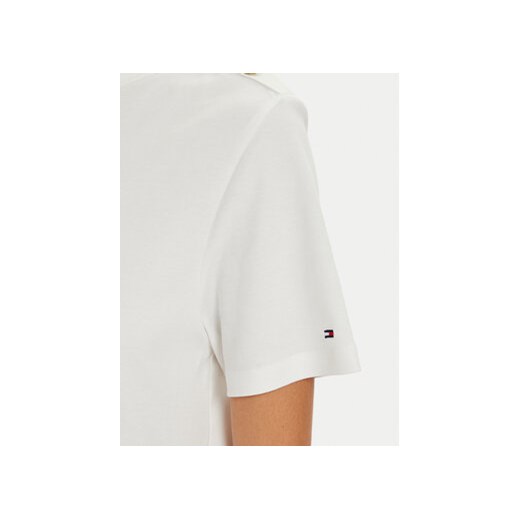 Tommy Hilfiger Bluzka WW0WW42907 Biały Regular Fit Tommy Hilfiger L MODIVO
