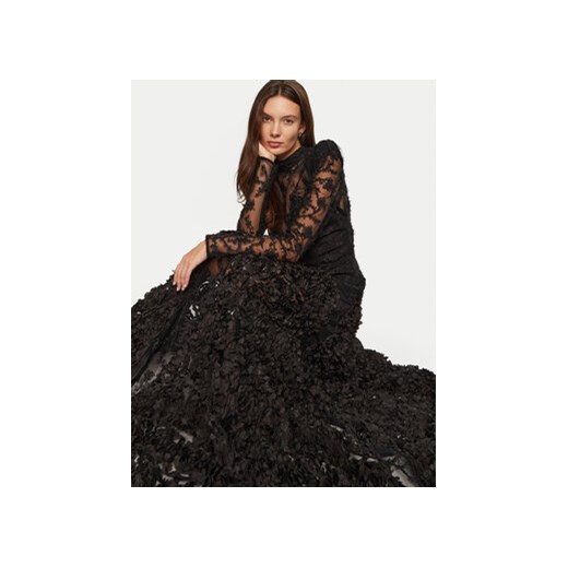 Babylon Sukienka wieczorowa S00800 Czarny Regular Fit 46 MODIVO