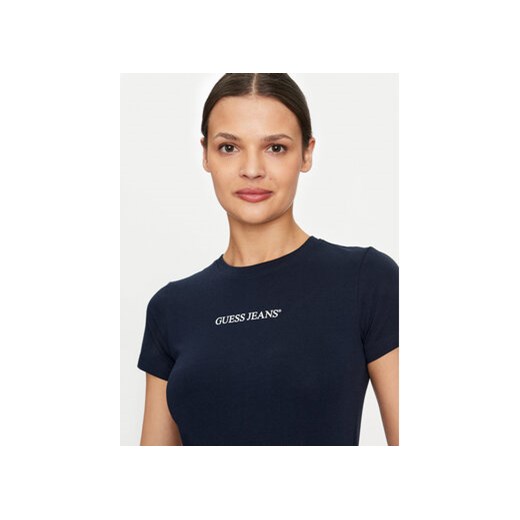 Guess Jeans T-Shirt W4YI01 J1314 Granatowy Slim Fit XXL MODIVO