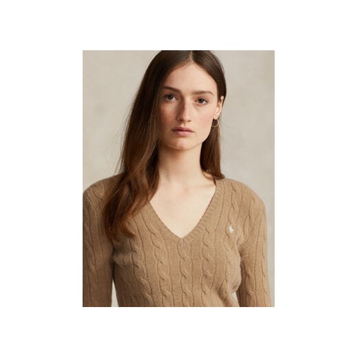 Polo Ralph Lauren Sweter 211910422002 Beżowy Regular Fit Polo Ralph Lauren XS MODIVO