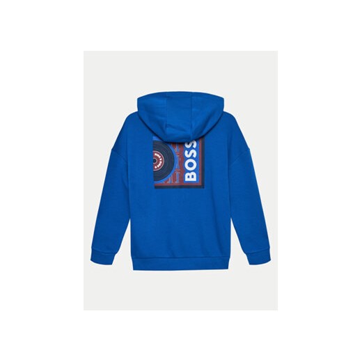 Boss Bluza J50714 S Niebieski Loose Fit 10Y MODIVO