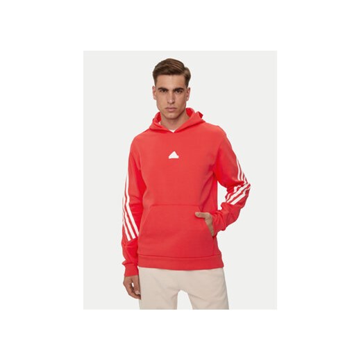 adidas Bluza Future Icons 3-Stripes IR9229 Pomarańczowy Regular Fit ze sklepu MODIVO w kategorii Bluzy męskie - zdjęcie 177171909