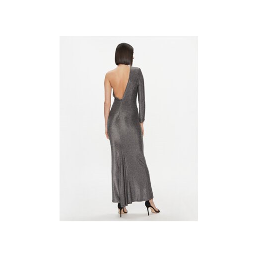 Please Sukienka wieczorowa A1XPBFT000 Srebrny Slim Fit Please M MODIVO