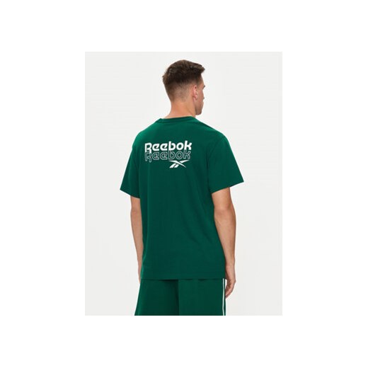 Reebok T-Shirt Ri Brand Proud Gfx Ss Tee 100076384 Zielony Regular Fit Reebok L MODIVO
