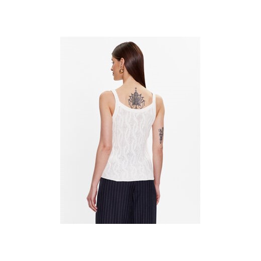 Cream Top Hitta 10611211 Biały Loose Fit Cream L MODIVO