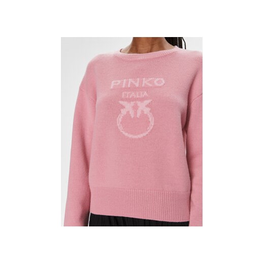 Pinko Sweter Burgos 100414 Y7Z4 Różowy Regular Fit Pinko L MODIVO