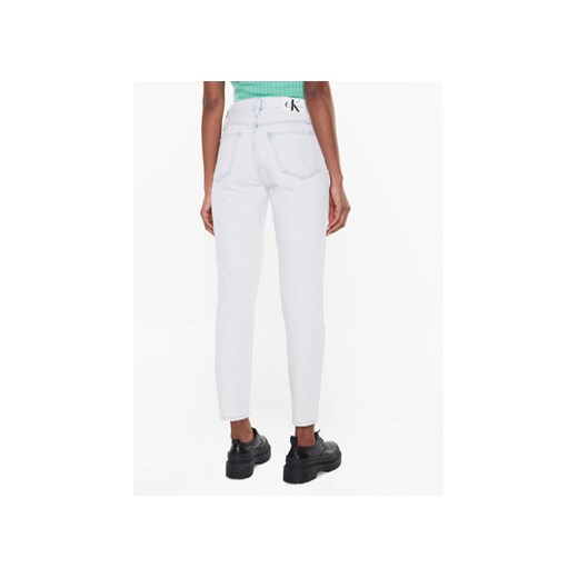Calvin Klein Jeans Jeansy J20J220859 Biały Mom Fit 33 MODIVO