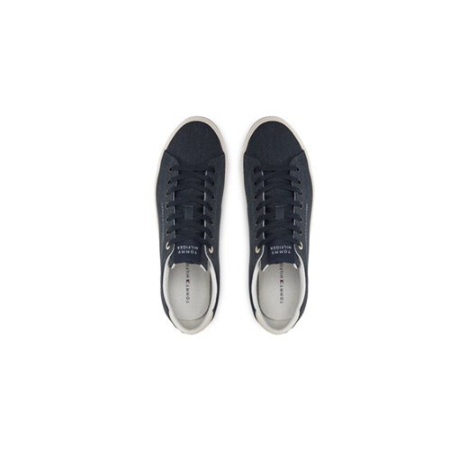 Tommy Hilfiger Tenisówki Th Hi Vulc Low Summer Cvs FM0FM05056 Granatowy Tommy Hilfiger 45 MODIVO