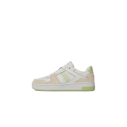 Calvin Klein Jeans Sneakersy Basket Cupsole Lace Mix Nbs Sat YW0YW01446 Biały 37 MODIVO