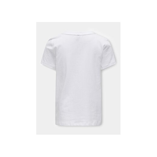 Kids ONLY T-Shirt Kelly 15317695 Biały Regular Fit 146_152 MODIVO