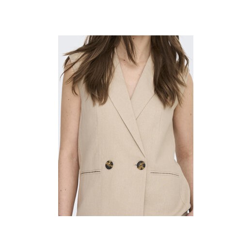 ONLY Kamizelka garniturowa Caro 15278794 Beżowy Loose Fit 34 MODIVO