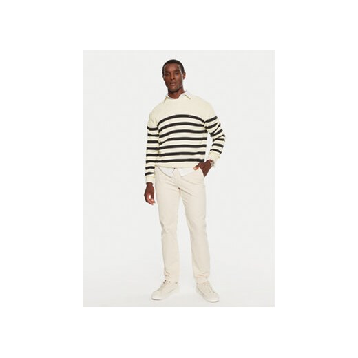 Tommy Hilfiger Sweter MW0MW36525 Beżowy Regular Fit Tommy Hilfiger 3XL MODIVO