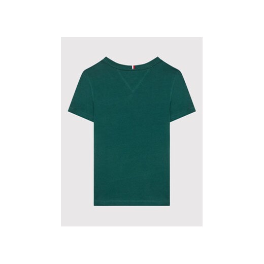 Tommy Hilfiger T-Shirt Essential KB0KB06879 D Zielony Regular Fit Tommy Hilfiger 14Y MODIVO