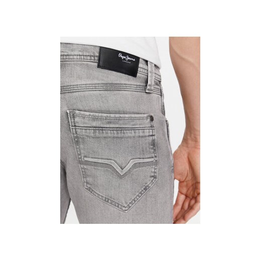 Pepe Jeans Jeansy PM207391 Szary Tapered Fit Pepe Jeans 36_32 MODIVO