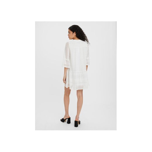 Vero Moda Sukienka letnia Honey 10275875 Biały Relaxed Fit Vero Moda M MODIVO