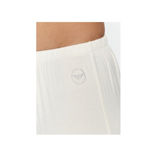 Emporio Armani Underwear Spodnie dresowe 164755 3F224 09210 Écru Regular Fit ze sklepu MODIVO w kategorii Spodnie damskie - zdjęcie 177196486