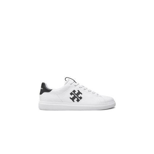 Tory Burch Sneakersy Double T Howell Court 149728 Biały ze sklepu MODIVO w kategorii Buty sportowe damskie - zdjęcie 177202205