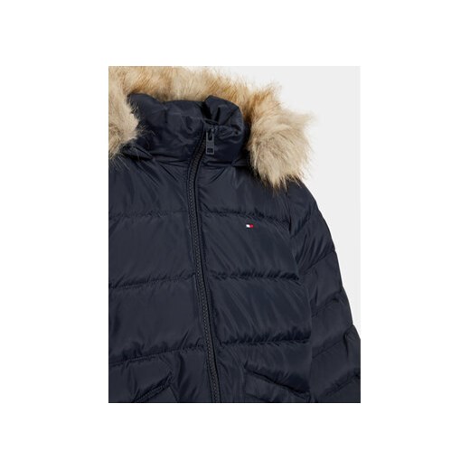 Tommy Hilfiger Kurtka puchowa KG0KG07399 M Granatowy Regular Fit Tommy Hilfiger 6Y MODIVO