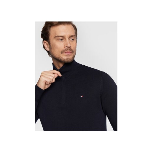 Tommy Hilfiger Sweter MW0MW28049 Granatowy Regular Fit Tommy Hilfiger XL MODIVO