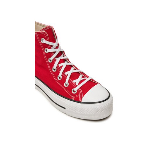 Converse Trampki Chuck Taylor All Star Lift Platform Canvas A09220C Czerwony Converse 37_5 MODIVO