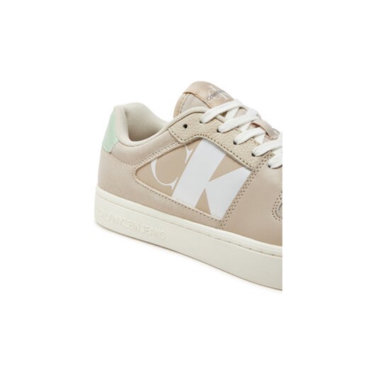 Calvin Klein Jeans Sneakersy Classic Cupsole Low Nbs YW0YW01520 Écru 39 MODIVO